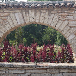La Reine avait fait agrémenter son palais de magnifiques jardins