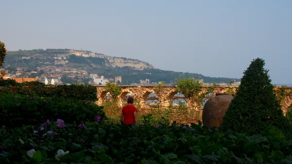 Visite du jardin de roses (Baltchik)